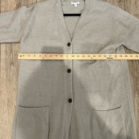 True Craft Large Gray Knit Cardigan Sweater - Picture 9 of 10